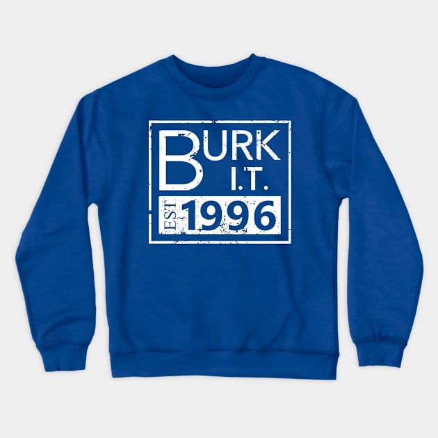 Established (White) Crewneck Sweatshirt by Burk IT